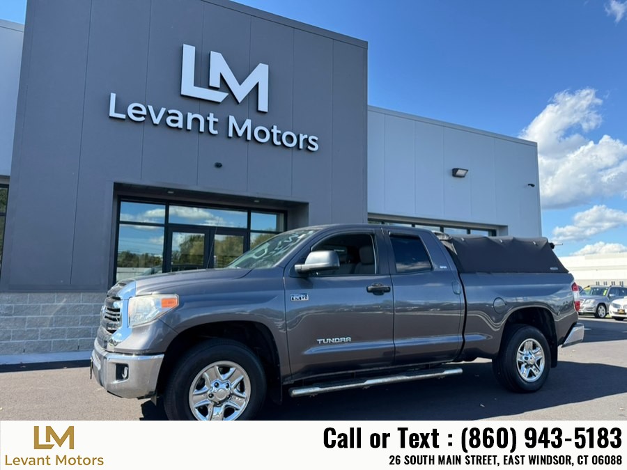 2016 Toyota Tundra 4WD Truck Double Cab 5.7L V8 6-Spd AT SR5 (Natl), available for sale in EAST WINDSOR, Connecticut | Levant Motors LLC. EAST WINDSOR, Connecticut