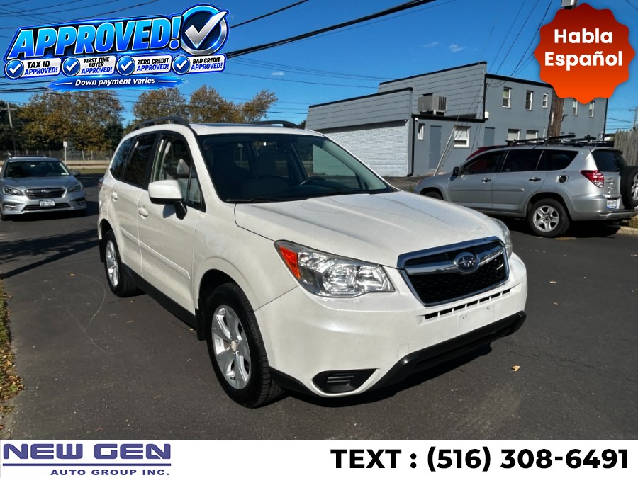 2015 Subaru Forester 4dr CVT 2.5i Premium PZEV, available for sale in West Babylon, New York | New Gen Auto Group. West Babylon, New York