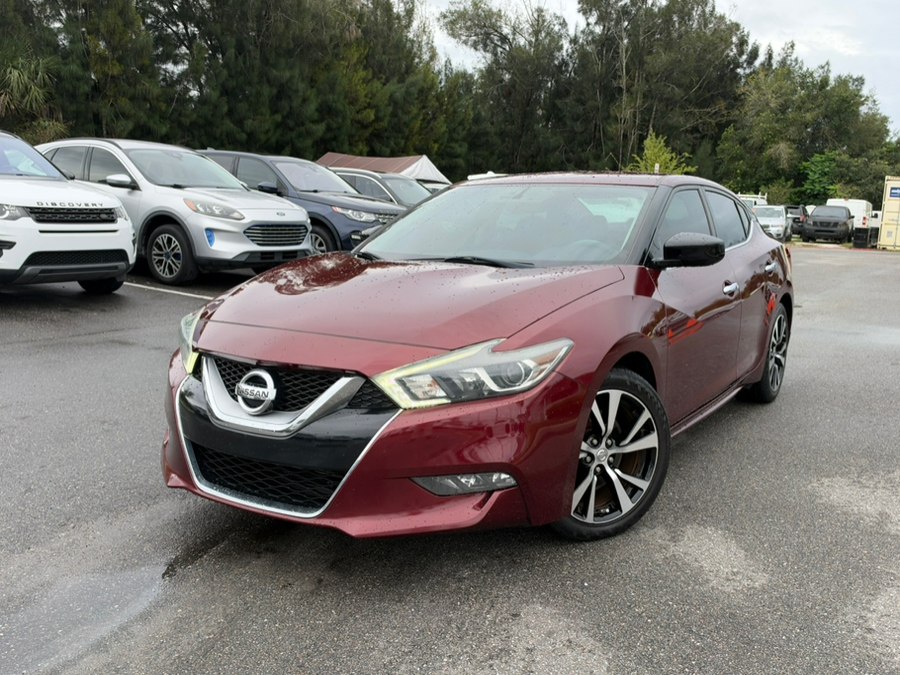 Coulis Red 2017 Nissan Maxima Sedan Front-Wheel Drive Automatic