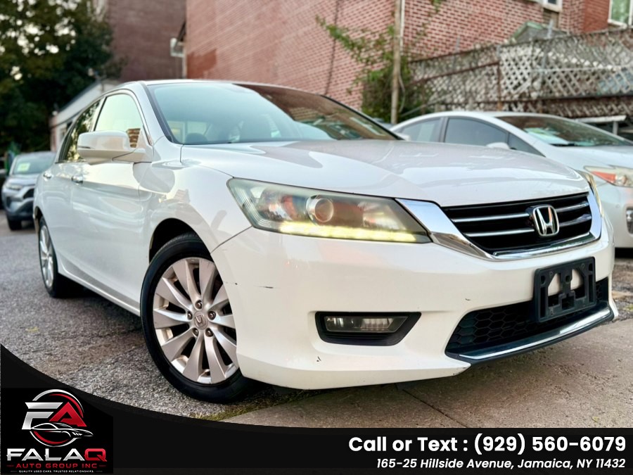 2015 Honda Accord Sedan 4dr V6 Auto EX-L w/Navi, available for sale in Jamaica, New York | Falaq Auto Group INC. Jamaica, New York
