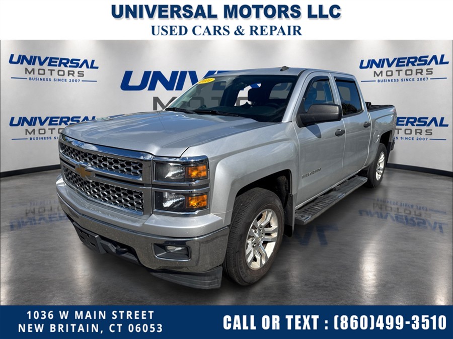 2014 Chevrolet Silverado 1500 4WD Crew Cab 153.0" LT w/1LT, available for sale in New Britain, Connecticut | Universal Motors LLC. New Britain, Connecticut
