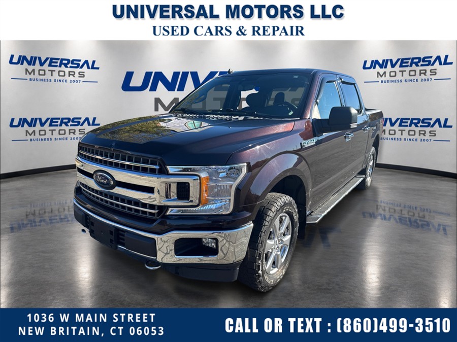 2019 Ford F-150 XLT 4WD SuperCrew 5.5'' Box, available for sale in New Britain, Connecticut | Universal Motors LLC. New Britain, Connecticut