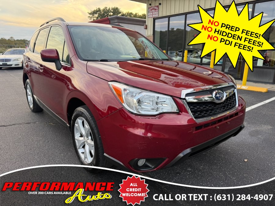 2015 Subaru Forester 4dr CVT 2.5i Limited PZEV, available for sale in Bohemia, New York | Performance Auto Inc. Bohemia, New York
