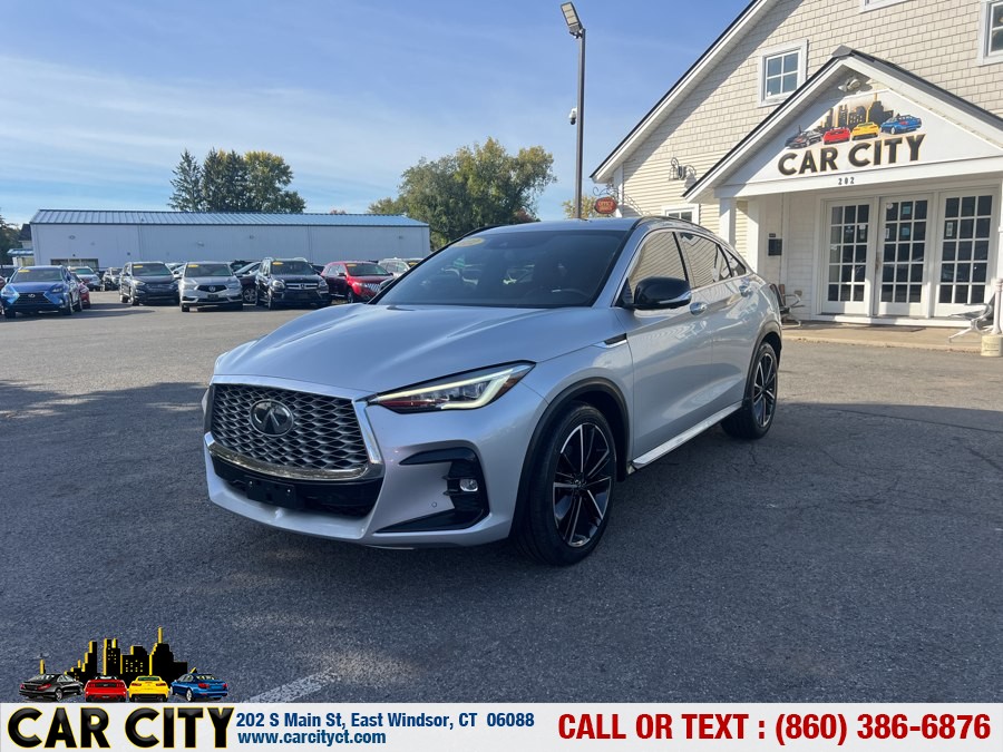 2022 INFINITI QX55 SENSORY AWD, available for sale in East Windsor, Connecticut | Car City LLC. East Windsor, Connecticut