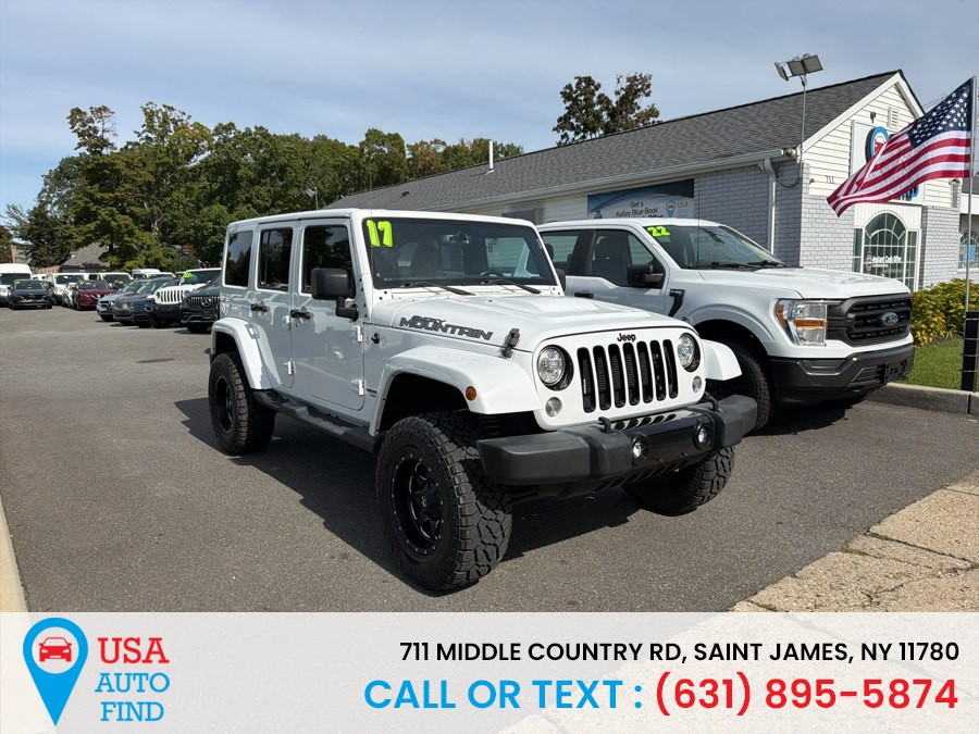 Used 2017 Jeep Wrangler Unlimited in Saint James, New York | USA Auto Find. Saint James, New York