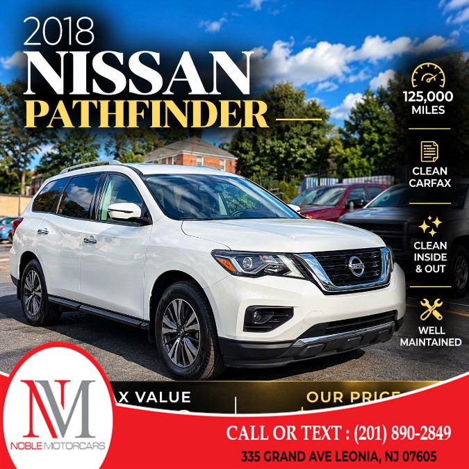 Used 2018 Nissan Pathfinder in Leonia, New Jersey | Noble Motor Cars LLC. Leonia, New Jersey