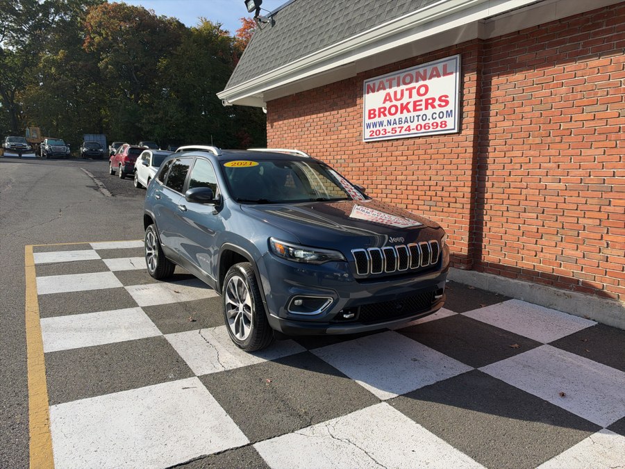 2021 Jeep Cherokee Limited 4x4, available for sale in Waterbury, Connecticut | National Auto Brokers, Inc.. Waterbury, Connecticut