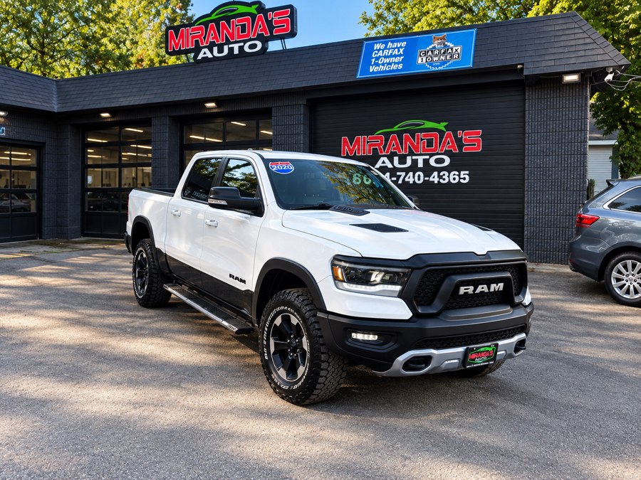2020 Ram 1500 Rebel 4x4 Crew Cab 5''7" Box, available for sale in Millbury, Massachusetts | Mirandas Auto Sales. Millbury, Massachusetts