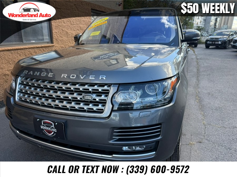 Used 2016 Land Rover Range Rover in Revere, Massachusetts | Wonderland Auto. Revere, Massachusetts