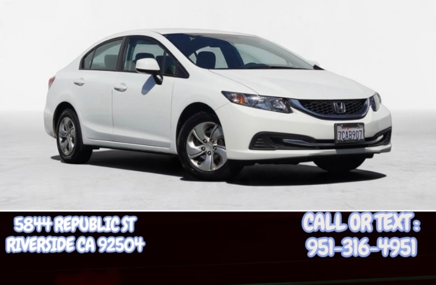 2014 Honda Civic Sedan LX (ONE OWNER) 4dr  LX, available for sale in Riverside, California | Big Timin Motors LLC. Riverside, California