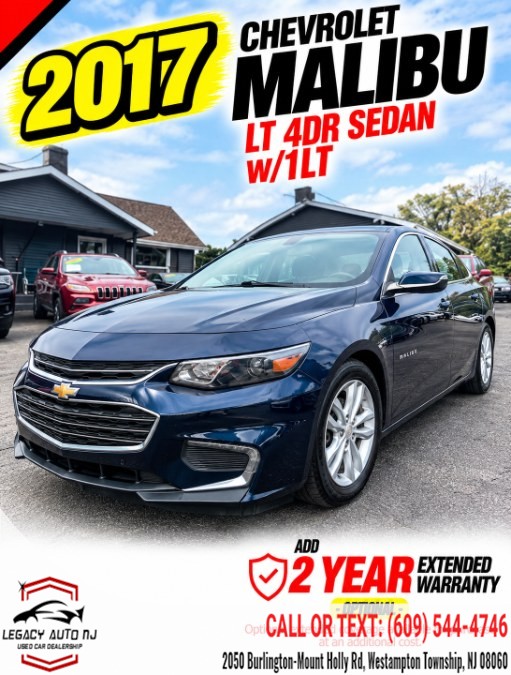 Used 2017 Chevrolet Malibu in Westampton Township, New Jersey | Legacy Auto NJ. Westampton Township, New Jersey