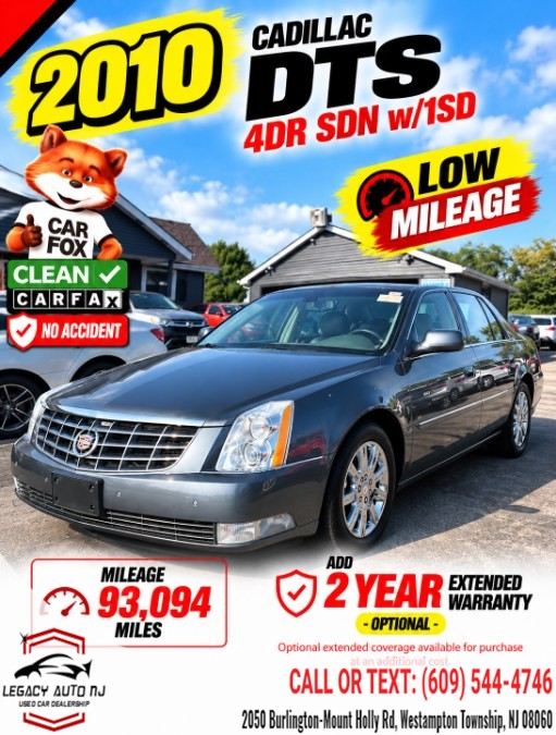 Used 2010 Cadillac DTS in Westampton Township, New Jersey | Legacy Auto NJ. Westampton Township, New Jersey