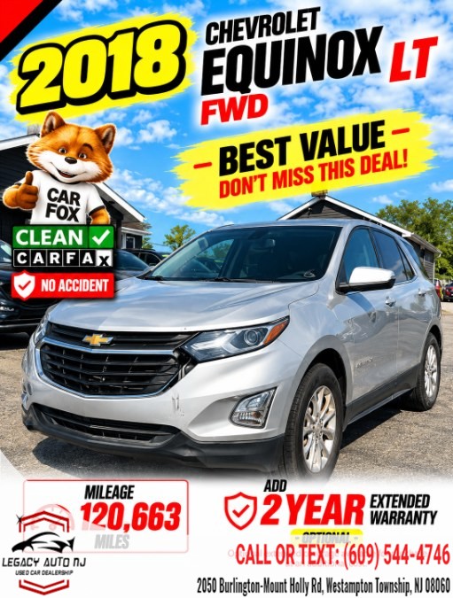 Used 2018 Chevrolet Equinox in Westampton Township, New Jersey | Legacy Auto NJ. Westampton Township, New Jersey