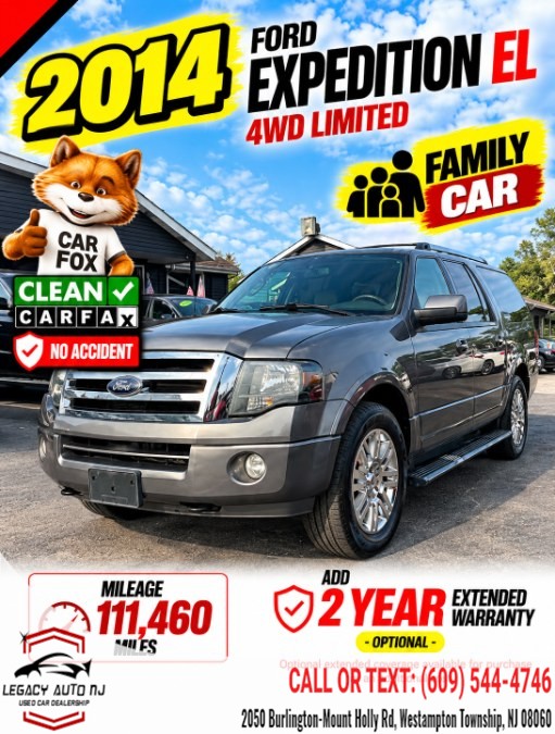 Used 2014 Ford Expedition EL in Westampton Township, New Jersey | Legacy Auto NJ. Westampton Township, New Jersey