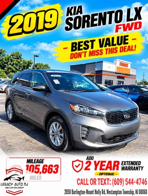 Used 2019 Kia Sorento in Westampton Township, New Jersey | Legacy Auto NJ. Westampton Township, New Jersey