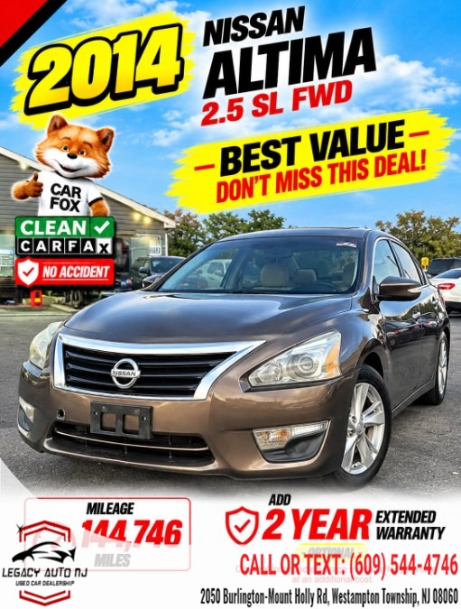 Used 2014 Nissan Altima in Westampton Township, New Jersey | Legacy Auto NJ. Westampton Township, New Jersey