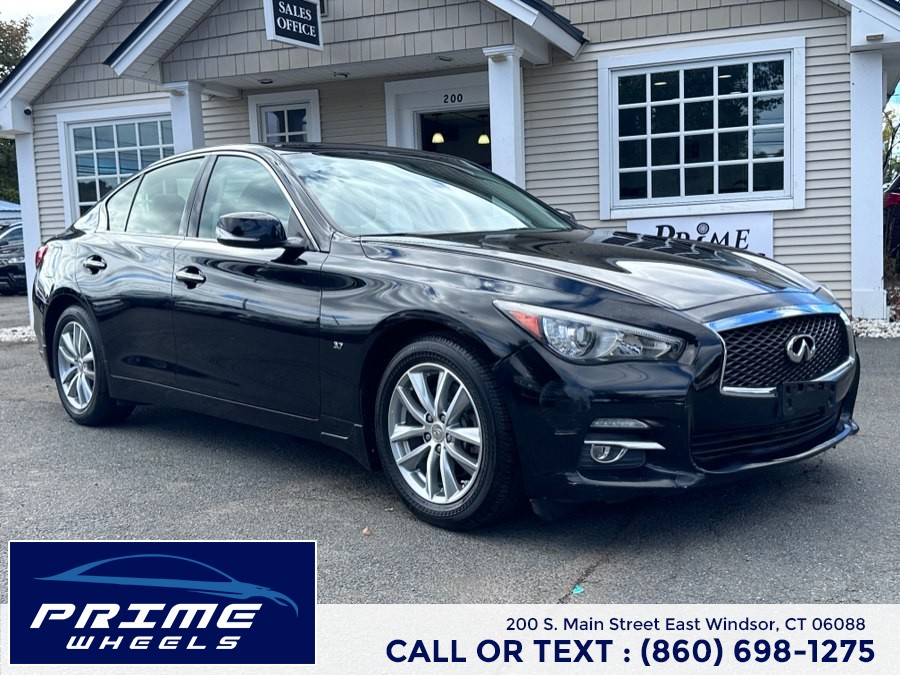 2015 INFINITI Q50 4dr Sdn Premium AWD, available for sale in East Windsor, Connecticut | Prime Wheels. East Windsor, Connecticut