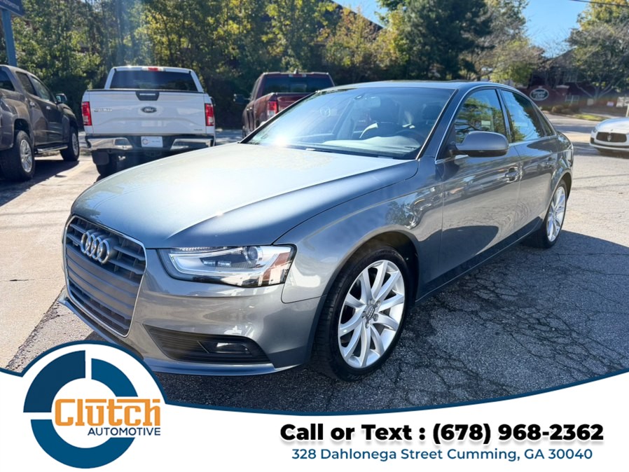 2013 Audi A4 4dr Sdn Auto quattro 2.0T Premium Plus, available for sale in Cumming, Georgia | Clutch Automotive. Cumming, Georgia