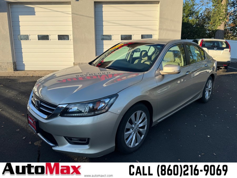 2013 Honda Accord Sdn 4dr I4 CVT EX-L w/Navi, available for sale in Branford, Connecticut | AutoMax Branford. Branford, Connecticut