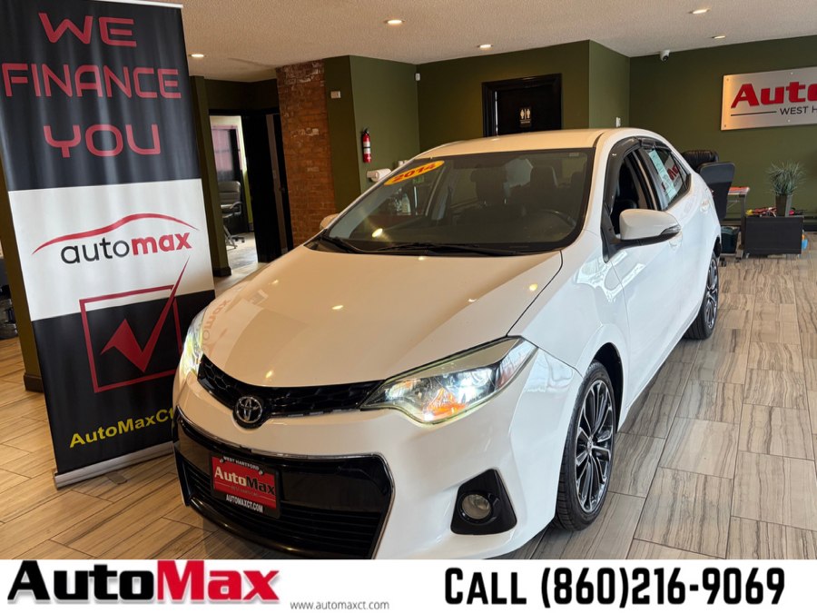 2014 Toyota Corolla 4dr Sdn CVT S Plus (Natl), available for sale in West Hartford, Connecticut | AutoMax. West Hartford, Connecticut