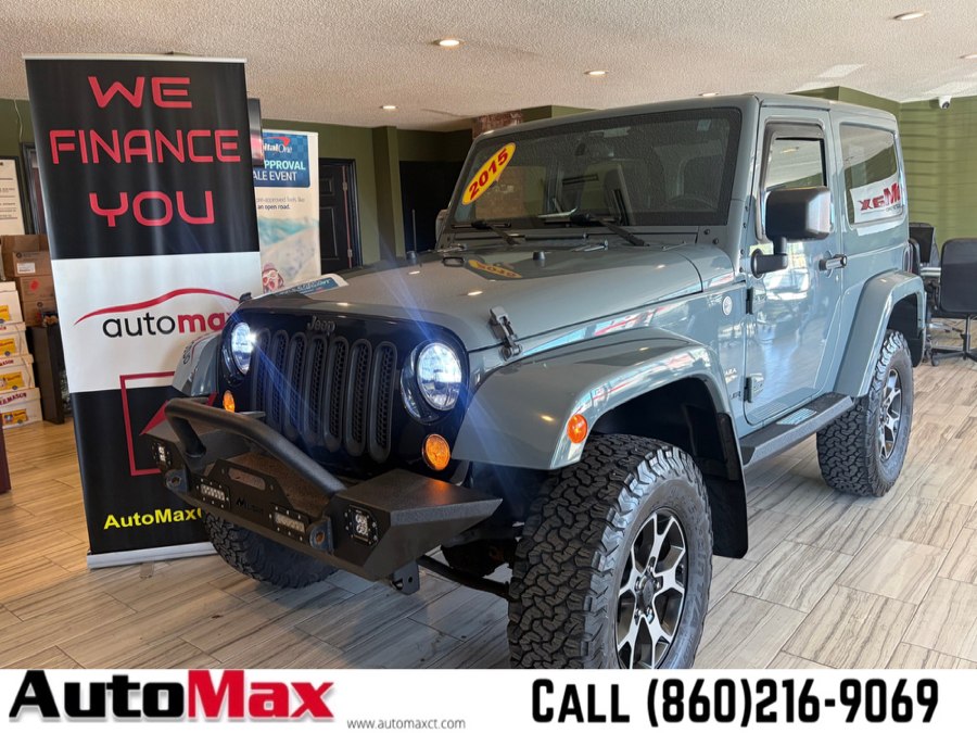 2015 Jeep Wrangler 4WD 2dr Sahara, available for sale in West Hartford, Connecticut | AutoMax. West Hartford, Connecticut