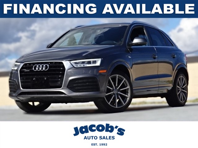 2018 Audi Q3 2.0T S-Line Premium Plus quattro AWD, available for sale in Newton, Massachusetts | Jacob Auto Sales. Newton, Massachusetts