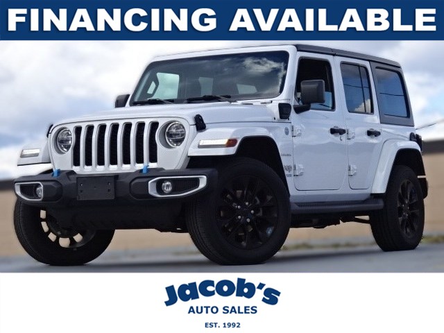 2022 Jeep Wrangler 4xe Unlimited Sahara 4x4, available for sale in Newton, Massachusetts | Jacob Auto Sales. Newton, Massachusetts