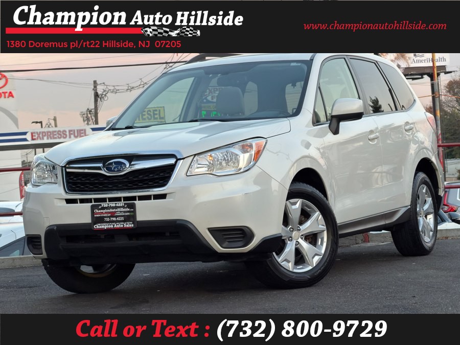 2016 Subaru Forester 4dr CVT 2.5i Premium PZEV, available for sale in Hillside, New Jersey | Champion Auto Hillside. Hillside, New Jersey