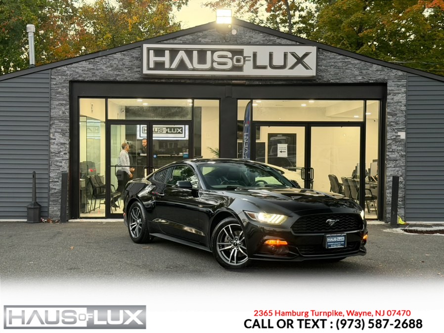 2015 Ford Mustang 2dr Fastback EcoBoost Premium, available for sale in Wayne, New Jersey | Haus of Lux. Wayne, New Jersey