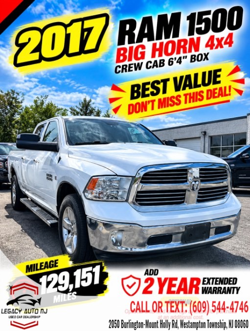 Used 2017 Ram 1500 in Westampton Township, New Jersey | Legacy Auto NJ. Westampton Township, New Jersey