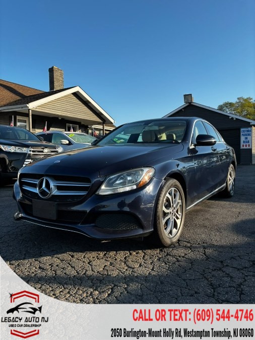 2017 Mercedes-Benz C-Class C 300 4MATIC Sedan with Luxury Pkg, available for sale in Westampton Township, New Jersey | Legacy Auto NJ. Westampton Township, New Jersey