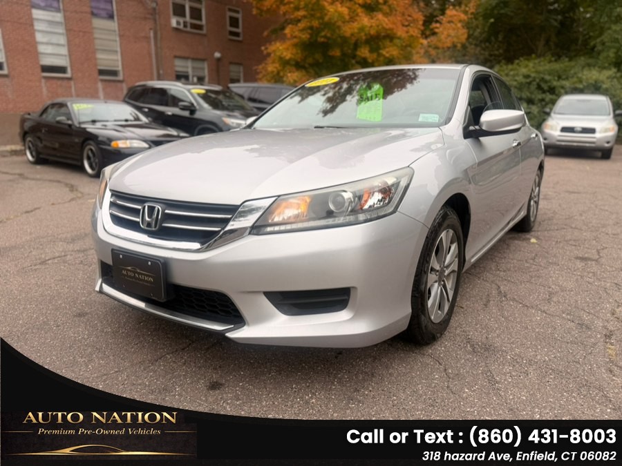 2014 Honda Accord Sedan 4dr I4 CVT LX, available for sale in Enfield, Connecticut | Auto Nation LLC. Enfield, Connecticut