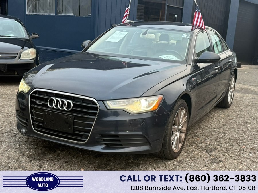 2013 Audi A6 4dr Sdn quattro 3.0T Premium Plus, available for sale in East Hartford, Connecticut | Woodland Auto Body. East Hartford, Connecticut