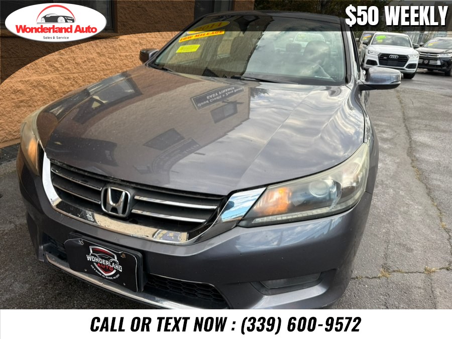 2014 Honda Accord Sedan 4dr I4 CVT EX-L w/Navi, available for sale in Revere, Massachusetts | Wonderland Auto. Revere, Massachusetts