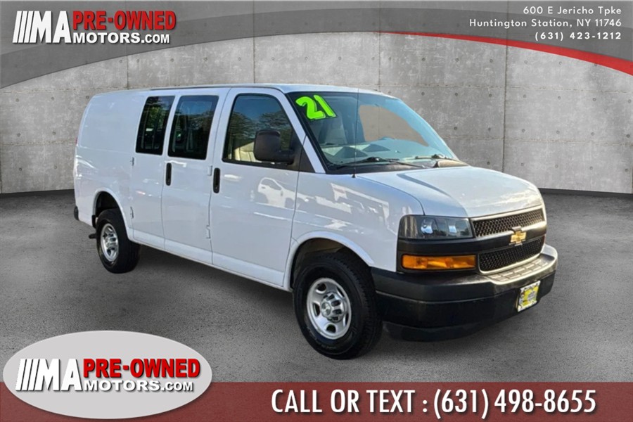 Used 2021 Chevrolet Express Cargo Van in Huntington Station, New York | M & A Motors. Huntington Station, New York