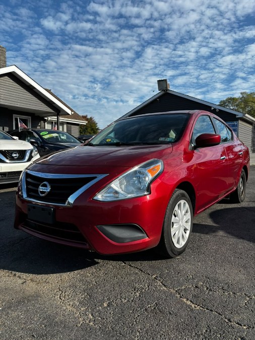 Red 2018 Nissan Versa Sedan Front-Wheel Drive Automatic