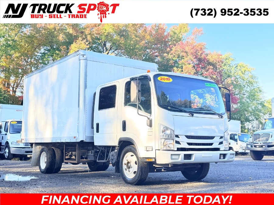 2019 Isuzu NPR HD DRY BOX + GASOLINE V8 + 4 DOOR CREW CAB + NO CDL, available for sale in South Amboy, New Jersey | NJ Truck Spot. South Amboy, New Jersey