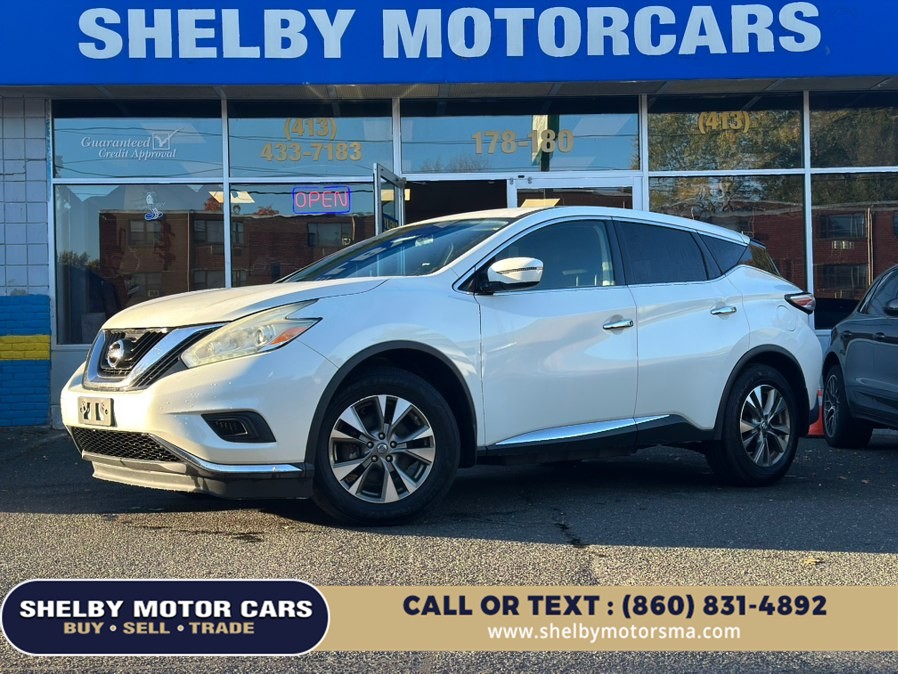 2016 Nissan Murano AWD 4dr SL, available for sale in Springfield, Massachusetts | Shelby Motor Cars. Springfield, Massachusetts