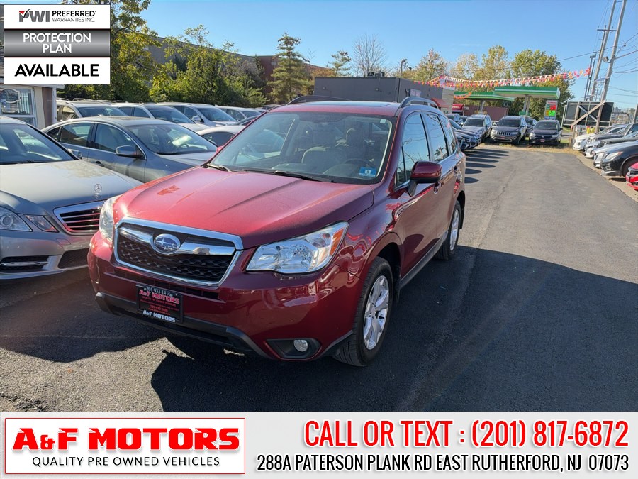 2016 Subaru Forester 4dr CVT 2.5i Limited PZEV, available for sale in East Rutherford, New Jersey | A&F Motors LLC. East Rutherford, New Jersey