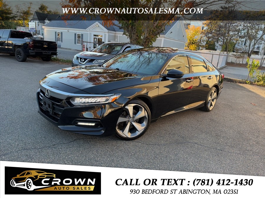 2020 Honda Accord Sedan Touring 2.0T Auto, available for sale in Abington, Massachusetts | Crown Auto Sales. Abington, Massachusetts