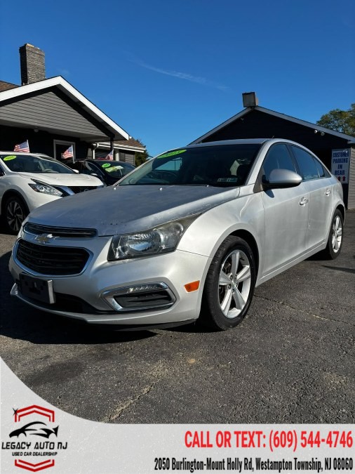 2015 Chevrolet Cruze 4dr Sdn Auto 2LT, available for sale in Westampton Township, New Jersey | Legacy Auto NJ. Westampton Township, New Jersey