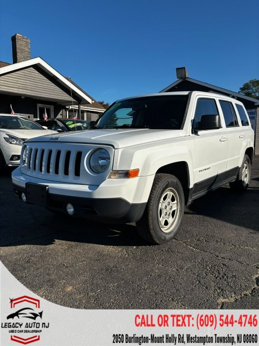 2016 Jeep Patriot 4WD 4dr Sport, available for sale in Westampton Township, New Jersey | Legacy Auto NJ. Westampton Township, New Jersey