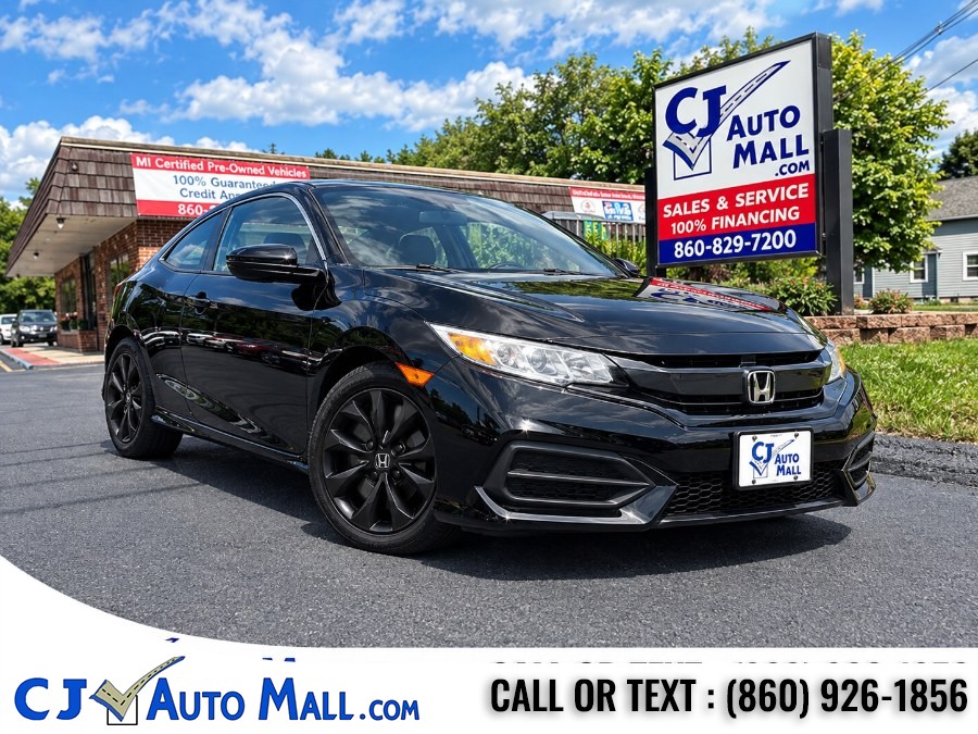 2014 Honda Civic Coupe 2dr CVT LX, available for sale in Bristol, Connecticut | CJ Auto Mall. Bristol, Connecticut