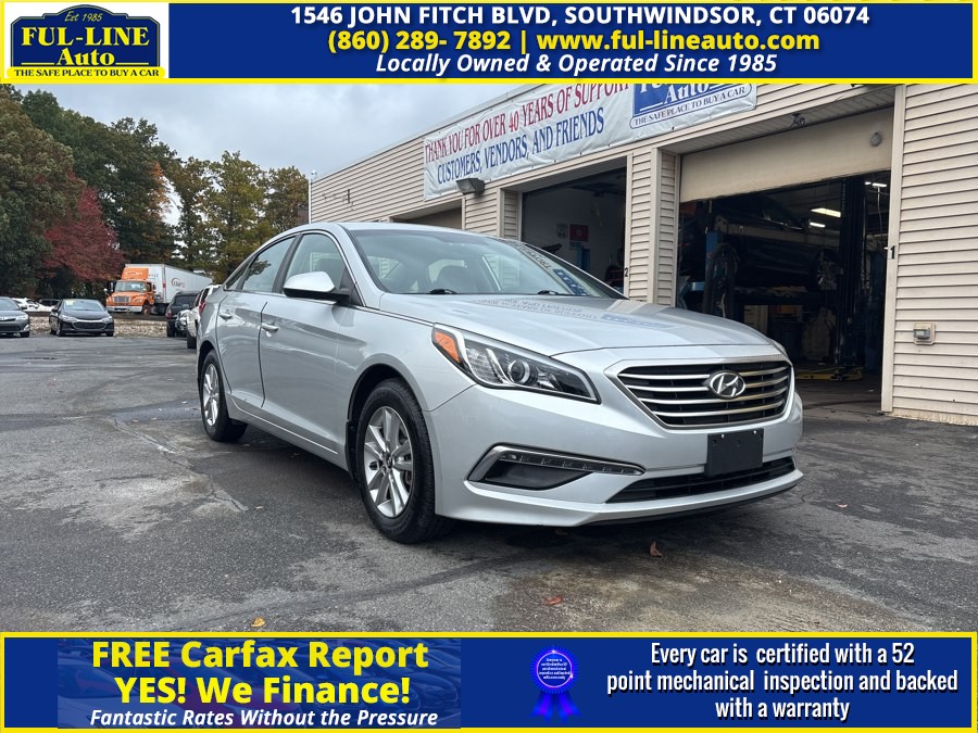 2015 Hyundai Sonata 4dr Sdn 2.4L SE, available for sale in South Windsor , Connecticut | Ful-line Auto LLC. South Windsor , Connecticut