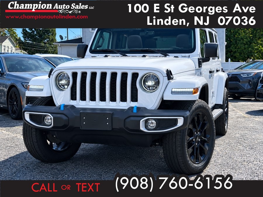 2023 Jeep Wrangler 4xe Sahara 4x4, available for sale in Linden, New Jersey | Champion Auto Sales. Linden, New Jersey