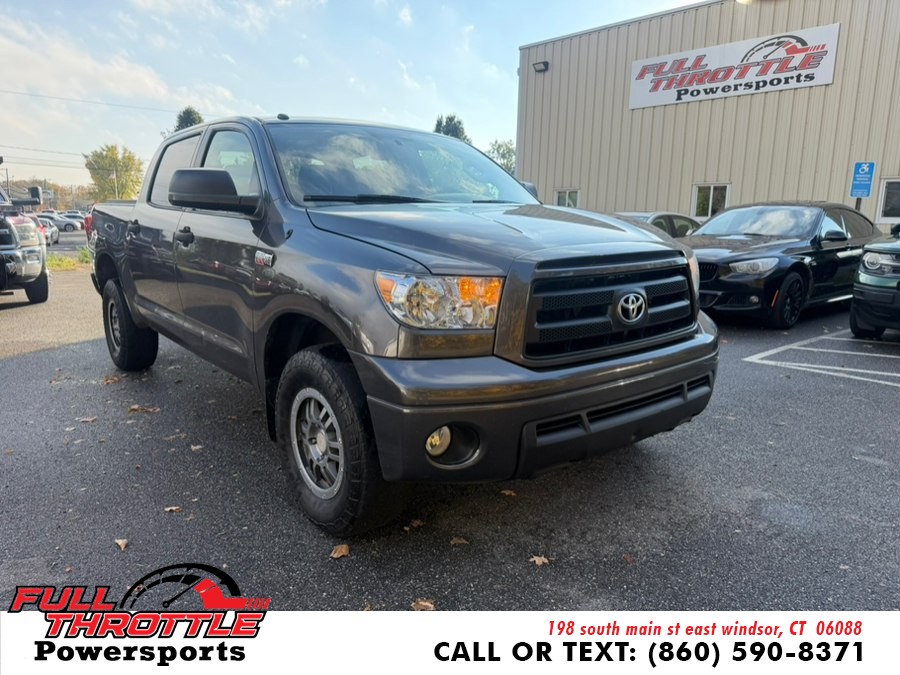 2012 Toyota Tundra 4WD Truck CrewMax 5.7L V8 6-Spd AT (Natl), available for sale in East Windsor, Connecticut | Full Throttle Power Sports LLC. East Windsor, Connecticut