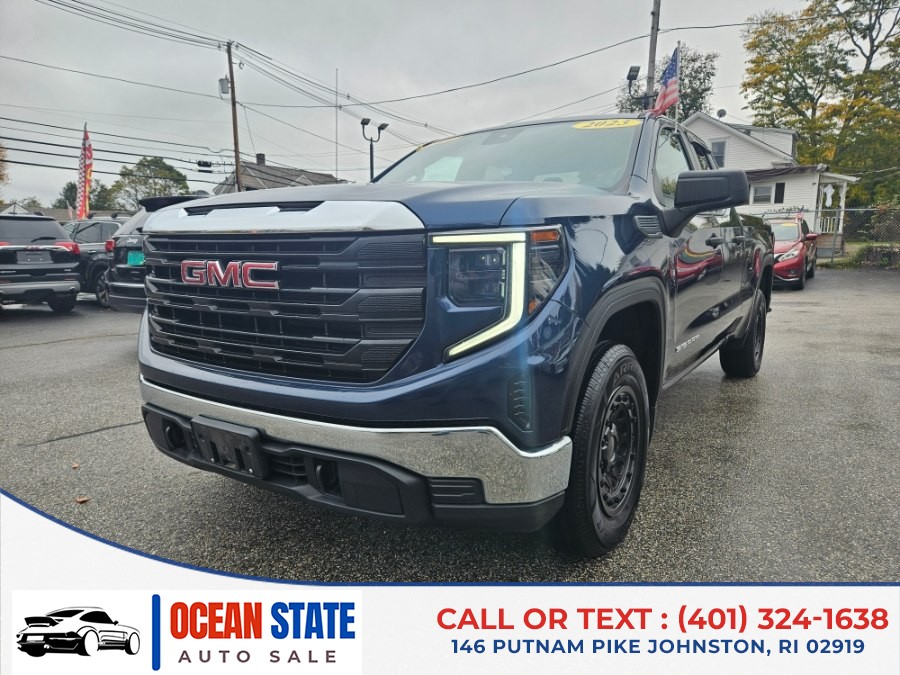 2023 GMC Sierra 1500 4WD Double Cab 147" Pro, available for sale in Johnston, Rhode Island | Ocean State Auto Sales. Johnston, Rhode Island