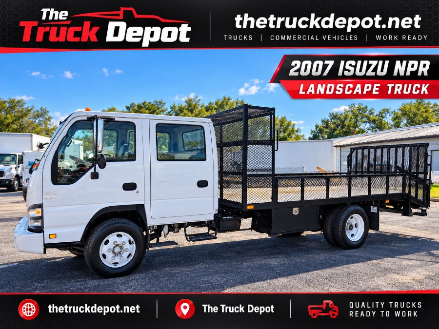 2007 Chevrolet W4S042 W4500 HD DSL CRW Landscape Truck W/ Ramps, available for sale in Staten Island, New York | The Truck Depot. Staten Island, New York