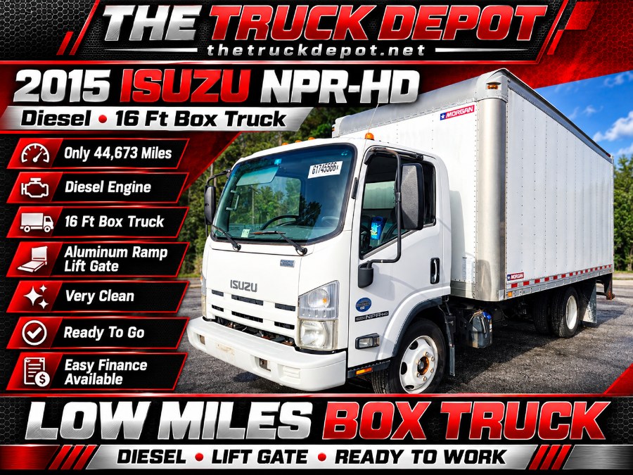 2015 Isuzu NPR HD DSL REG AT BOX TRUCK, available for sale in Staten Island, New York | The Truck Depot. Staten Island, New York