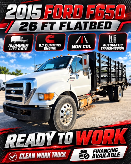 Used 2015 Ford Super Duty F-650 Straight Frame in Staten Island, New York | The Truck Depot. Staten Island, New York